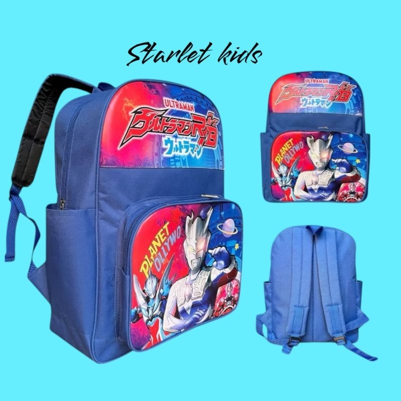 RANGSEL SEKOLAH TK/SD ANAK LAKI-LAKI TAS RANSEL KARAKTER ULTRAMAN