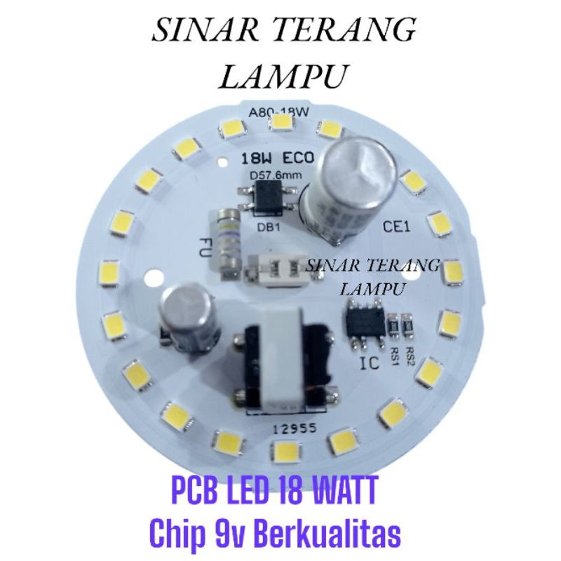 PCB LED AC ECO SPAREPART LAMPU LED PCB LED PHILIPS VISICOM, HANNOCHS DLL