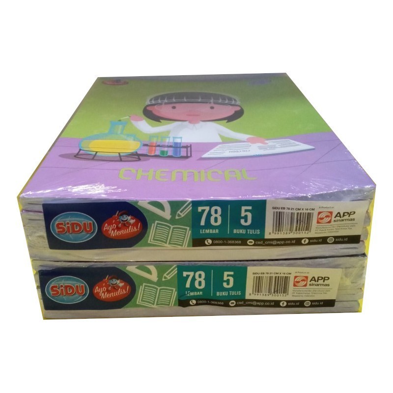 

PACK BUKU TULIS EB 78 SINAR DUNIA ISI 5PCS