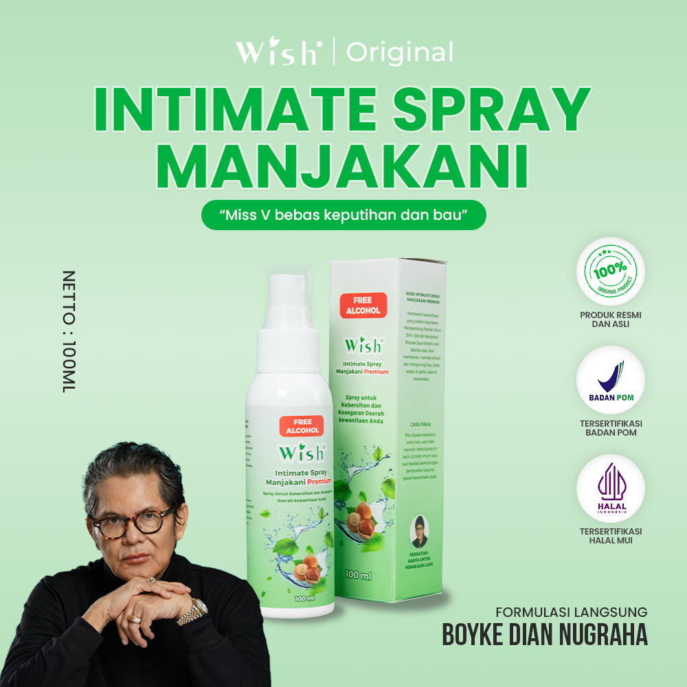 Spray Kewanitaan Dr Boyke INTIMATE SPRAY MANJAKANI Perawatan Kewanitaan