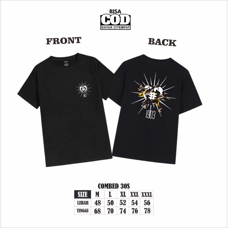 T-Shirt PSHW Kepyar 1903 free Gelang , Striker