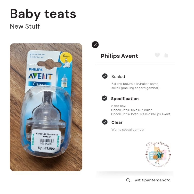 Dot Bayi / Dot Bayi Silikon / Dot Bayi Silicone / Dot Bayi Philips Avent / Dot Philips / Baby Teat /
