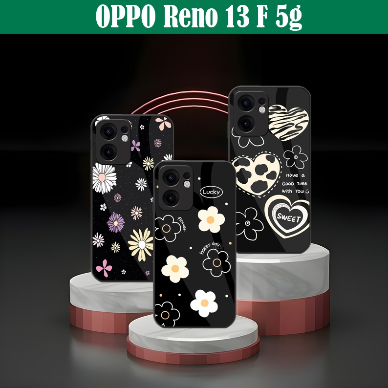 Softcase Glass Hp OPPO Reno 13 F Terbaru 2025 Silikon Hp Ada Pelindung Camera Case Mewah [IC588]
