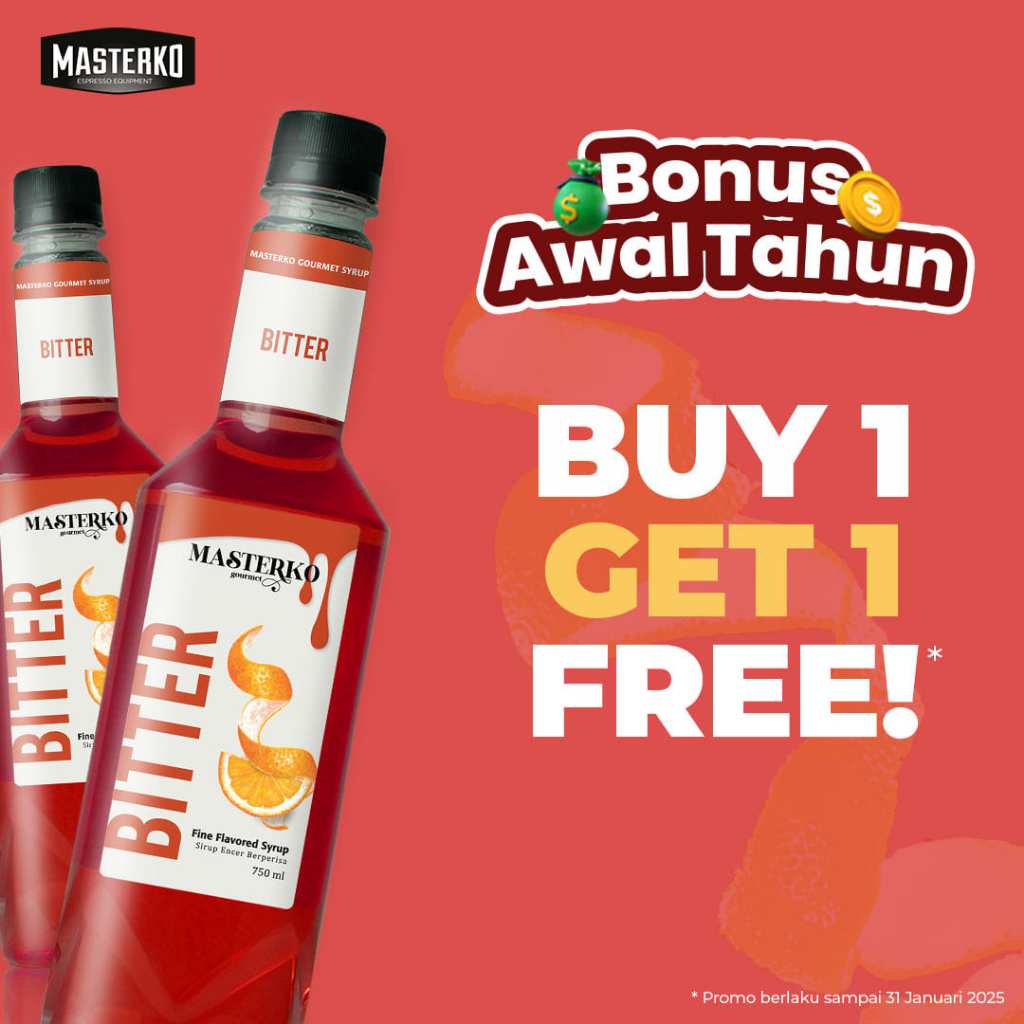 

PROMO BUY 1 GET 1 FREE - Masterko Bitter Syrup