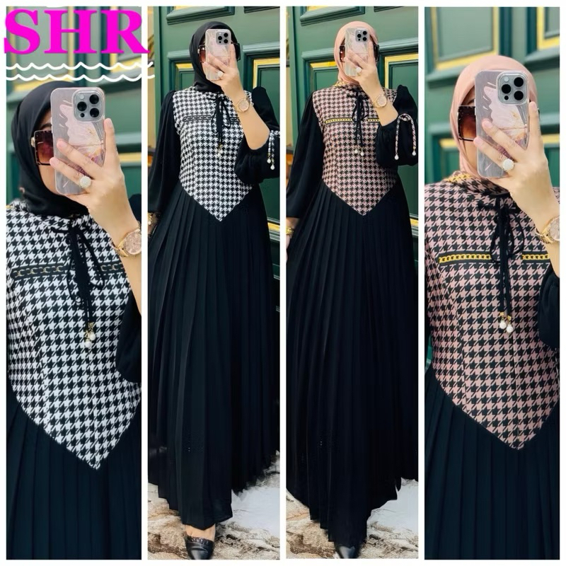 SHR MAXI DRESS LANSING HOUNSTOD RAJUT MIX CERUTY ORI SHR 100%