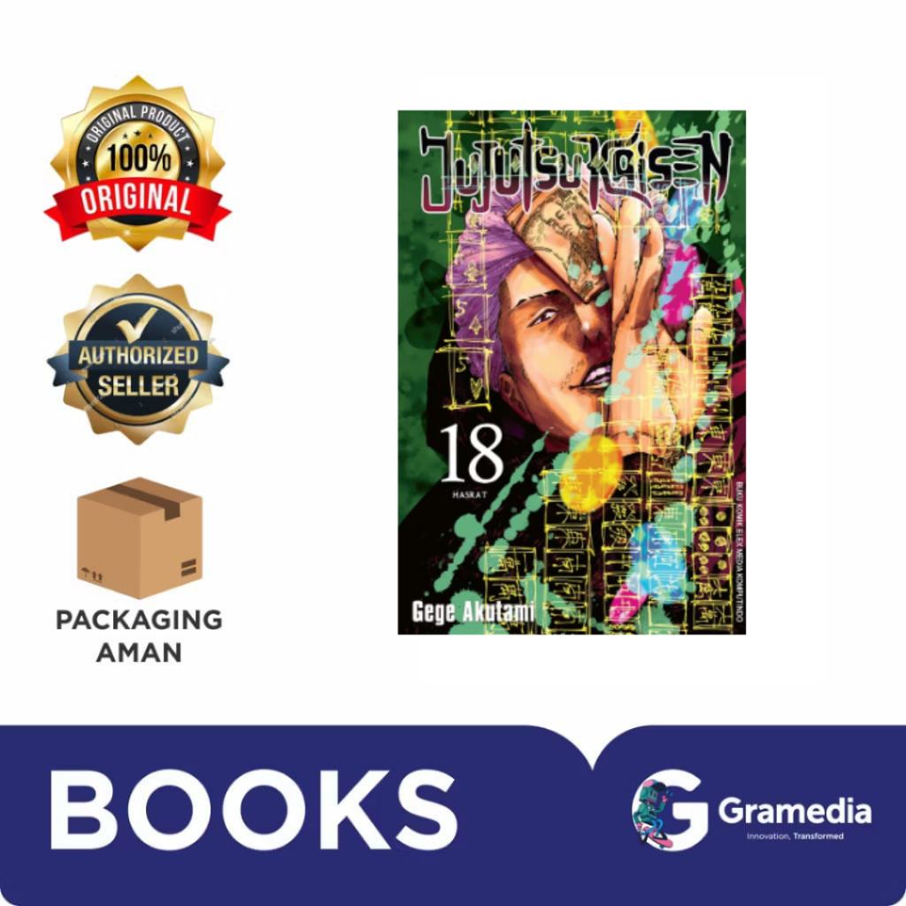 Gramedia Bandung -  Jujutsu Kaisen 18