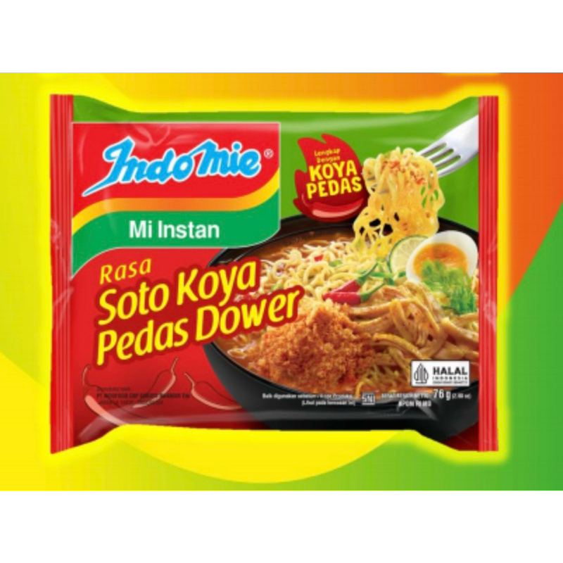 

Indomie Soto Koya Pedas Dower 76g