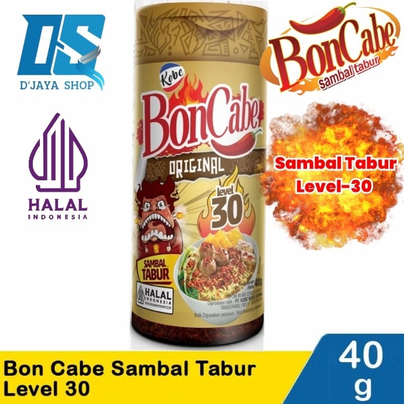 

BonCabe Sambal Tabur Botol Level-30 Rasa Original