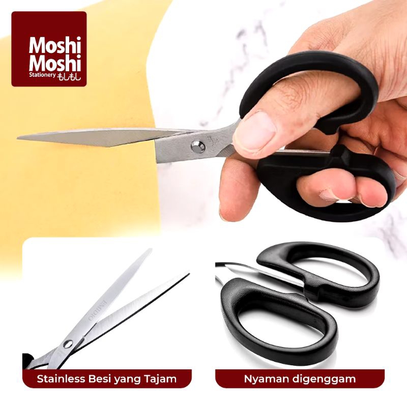 

Multi Scissors 4,5" Gunting Pemotong Kertas Tajam Multifungsi Peralatan Kantor