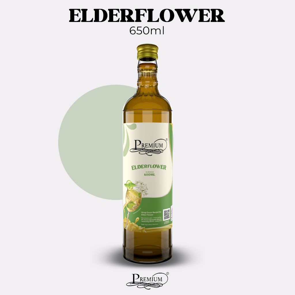 

Premium Syrup - Elderflower 650ml (Minuman Sirup untuk HORECA)