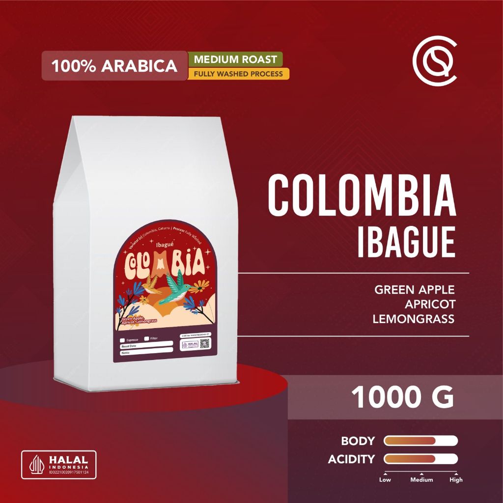 

NOAH'S BARN COLOMBIA Ibagué Fully Washed 1Kg