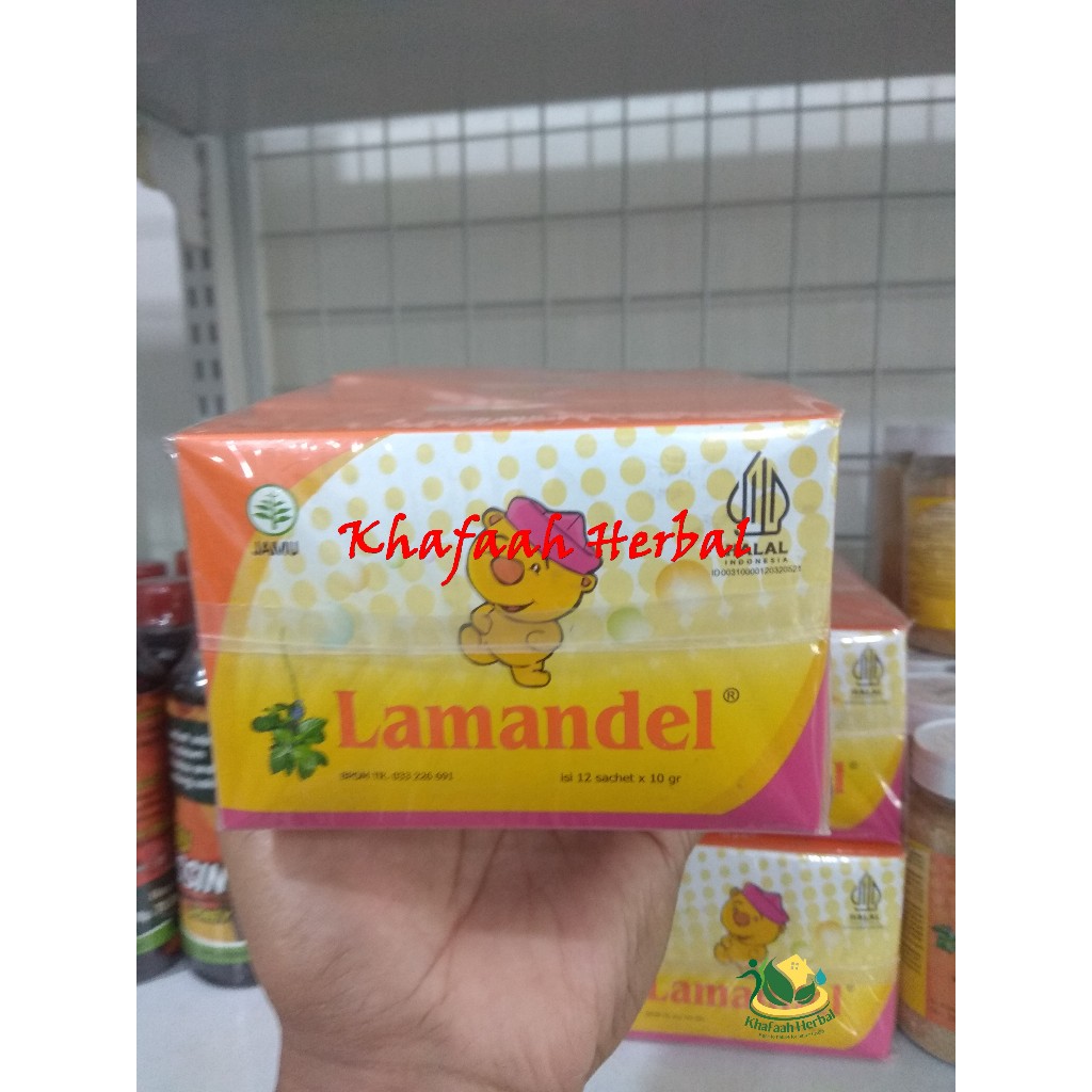 

Lamandel BOX Kemasan Kotak Per Box isi 12 Sachet BPOM