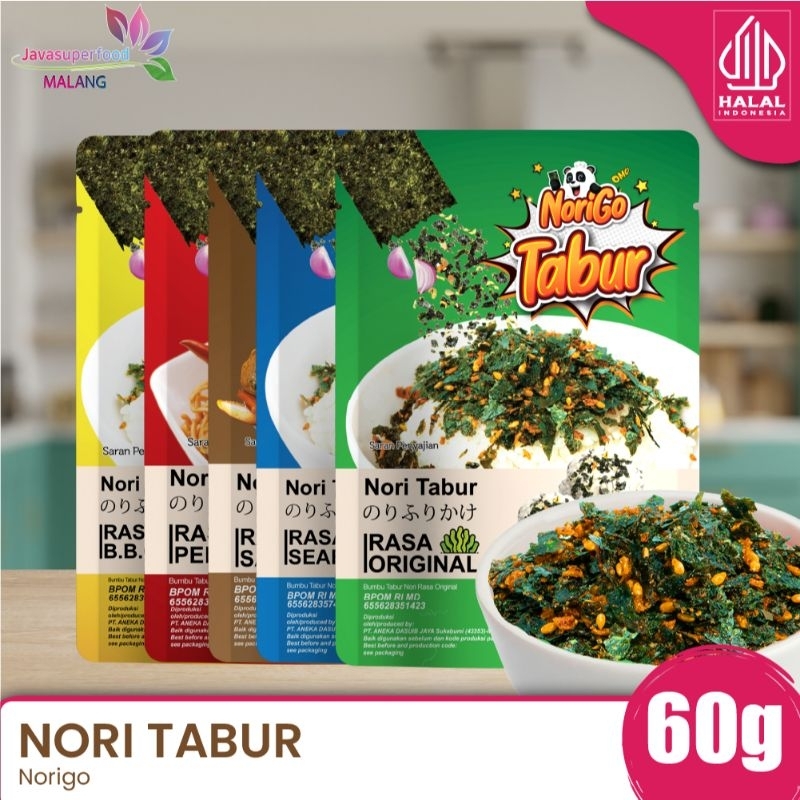 

JAVA Nori Tabur Original 60 gram Pouch Halal MUI