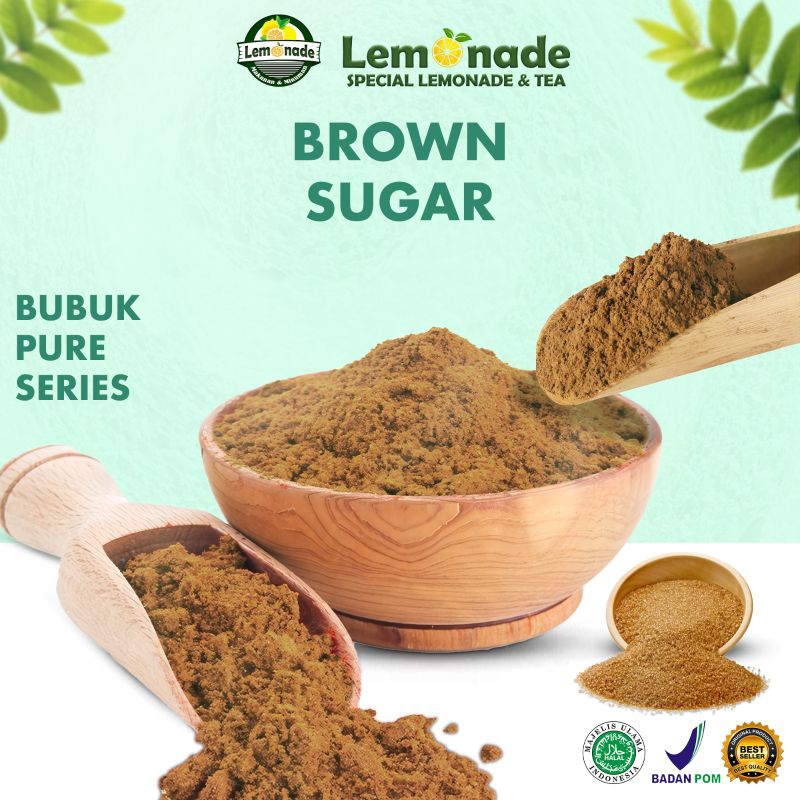 

Bubuk pure brown sugar premium 500gr / Best seller
