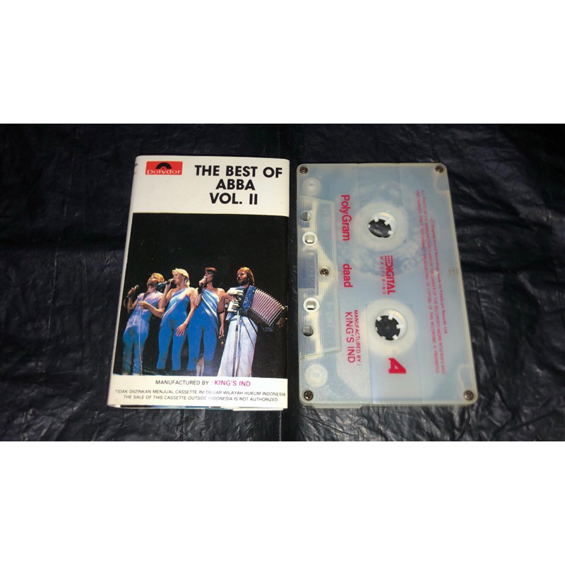 Kaset Pita ABBA The Best Of Vol 2