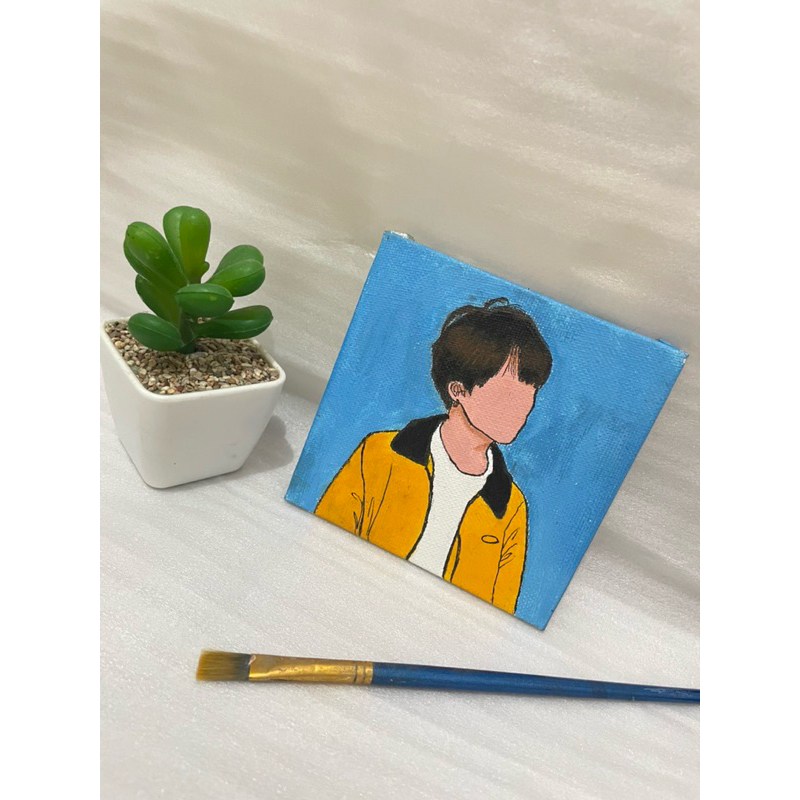 LUKISAN JUNGKOOK BTS