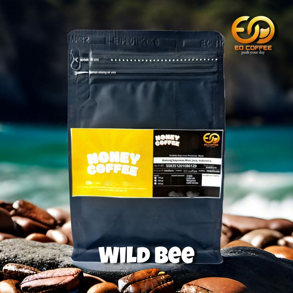 

Honey Wild Bee Coffee Arabica Honey Medium Roast Process Kopi Bubuk Arabika - Specialcity Roast Bean