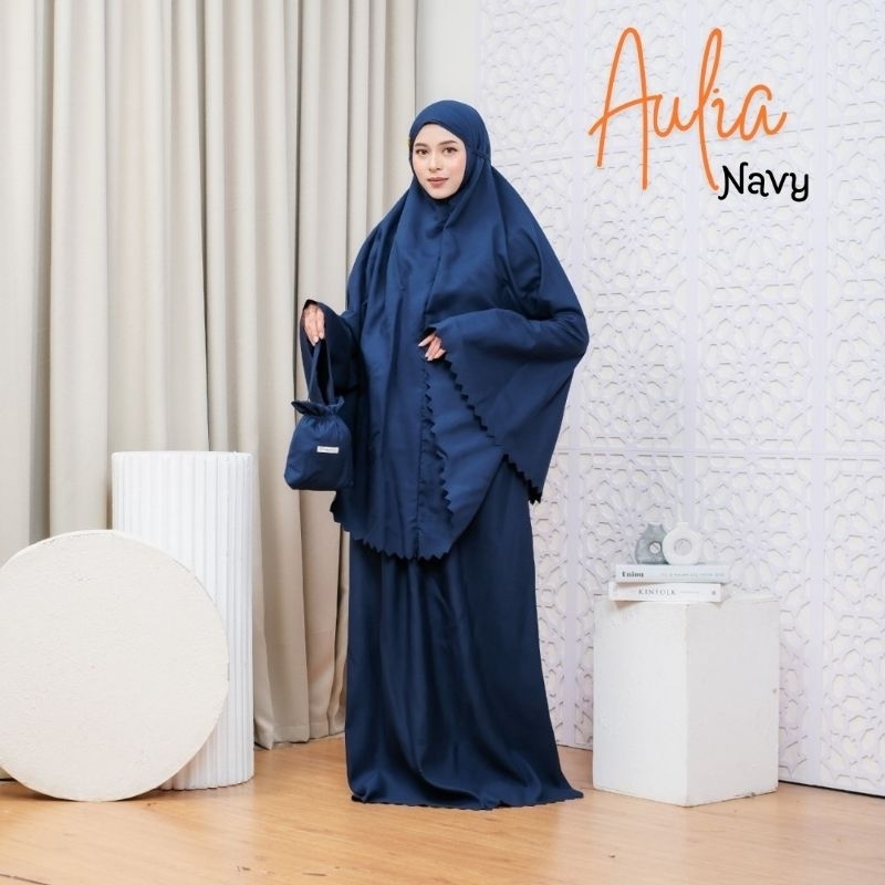 Mukena Traveling AULIA 2IN1 Katun Micro Premium