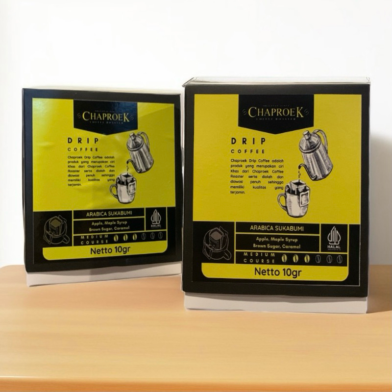 

COFFEE DRIP / DRIP BAG COFFEE / KOPI SACHET SARING 10gr by Chaproek Coffee Roster