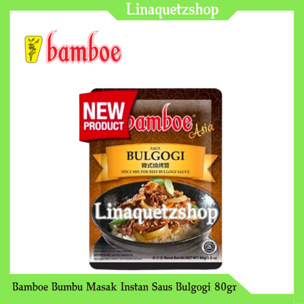 

BAMBOE ASIA Bumbu Masak Instan Saus Bulgogi 80gr