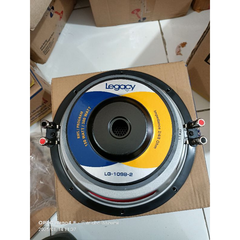 speaker subwoofer 10 inc legacy type LG-1098-2