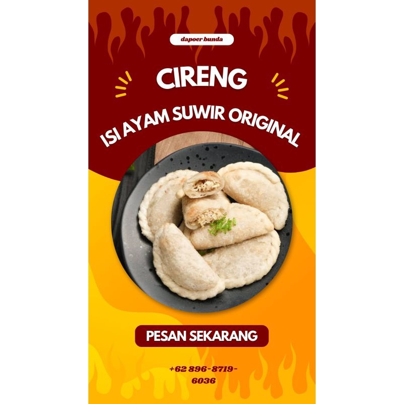 

cireng isi ayam suwir original