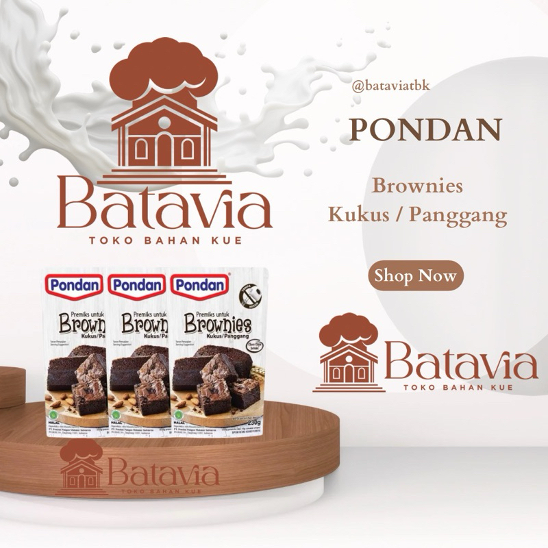 

Pondan Kukus/Panggang Brownies 230g | Primks Brownies