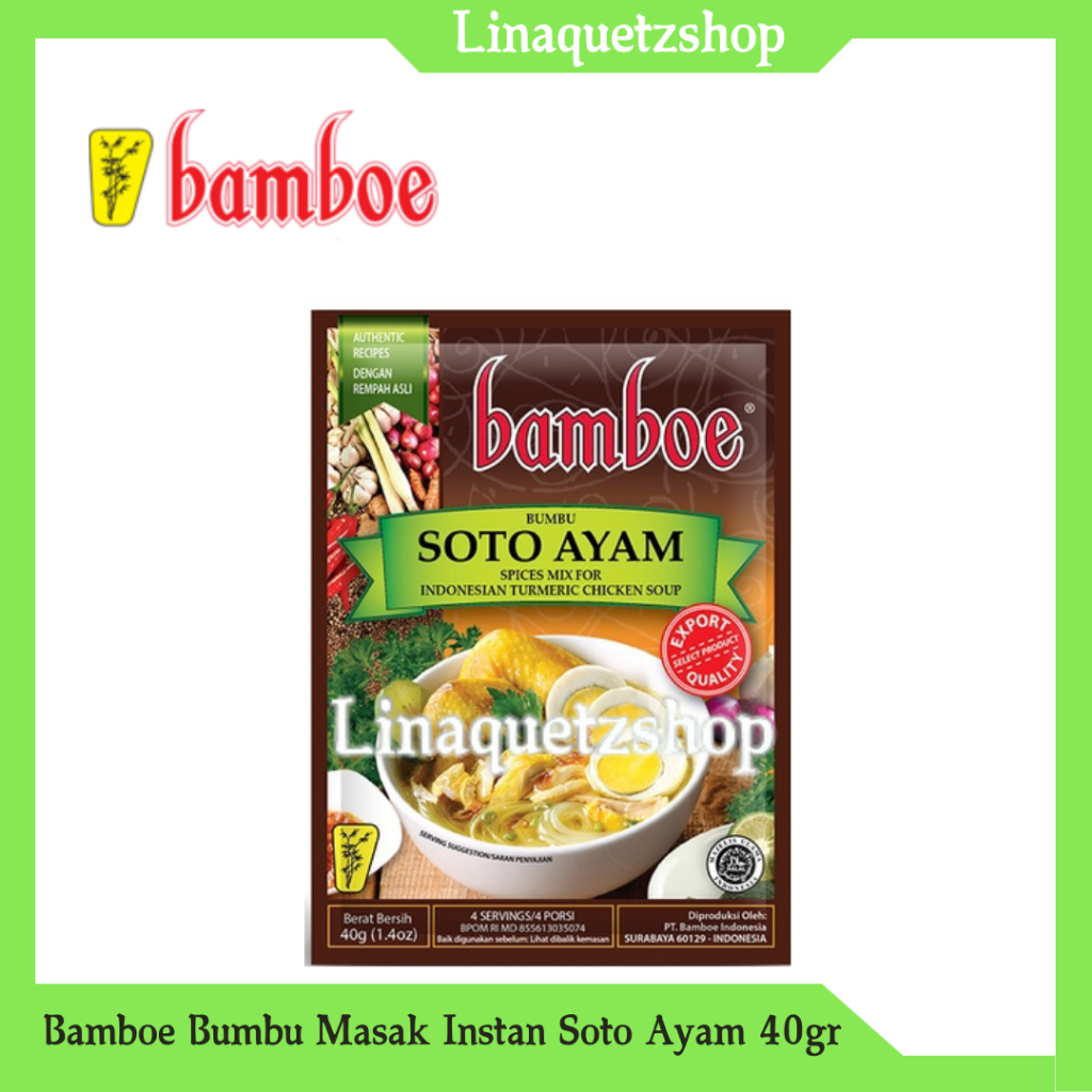 

BAMBOE Bumbu Masak Instan Soto Ayam 40gr