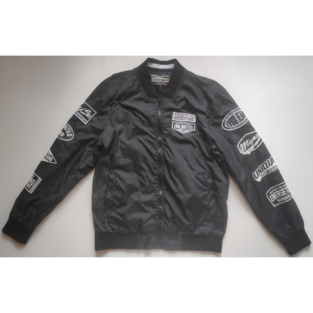 EVISU Jaket Bomber Logo Besar