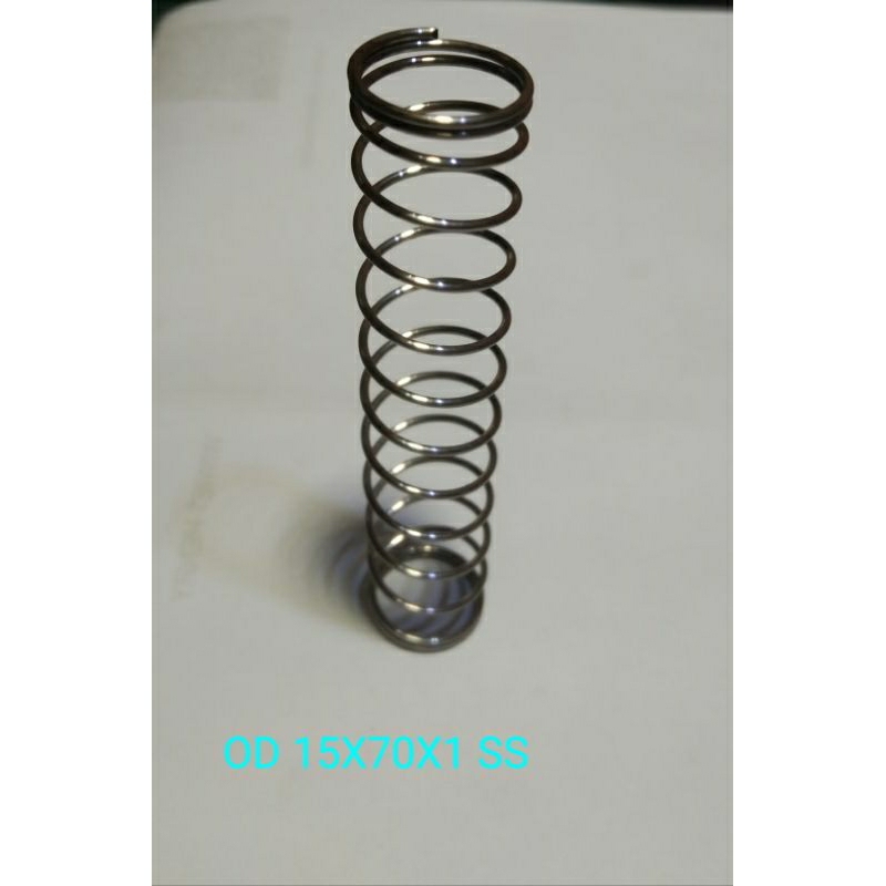 PER SPRING PEGAS TEKAN OD 15X70X1 STAINLESS STEEL