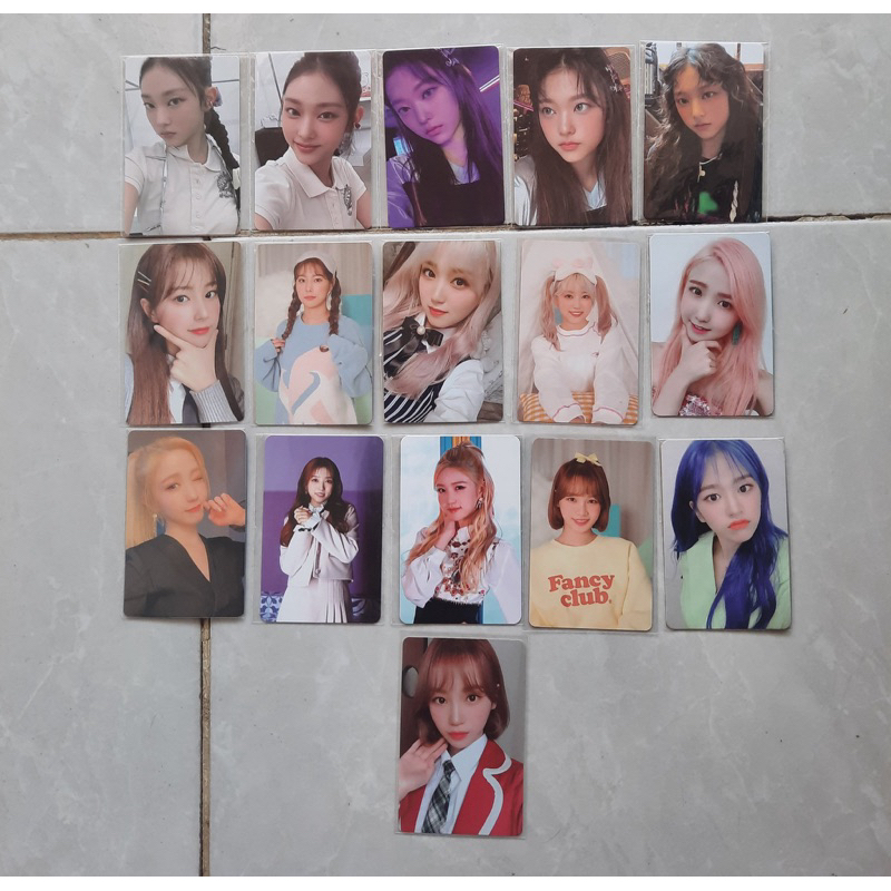 pc photocard haerin chaewon hitomi yujin izone new jeans bunny beach bag