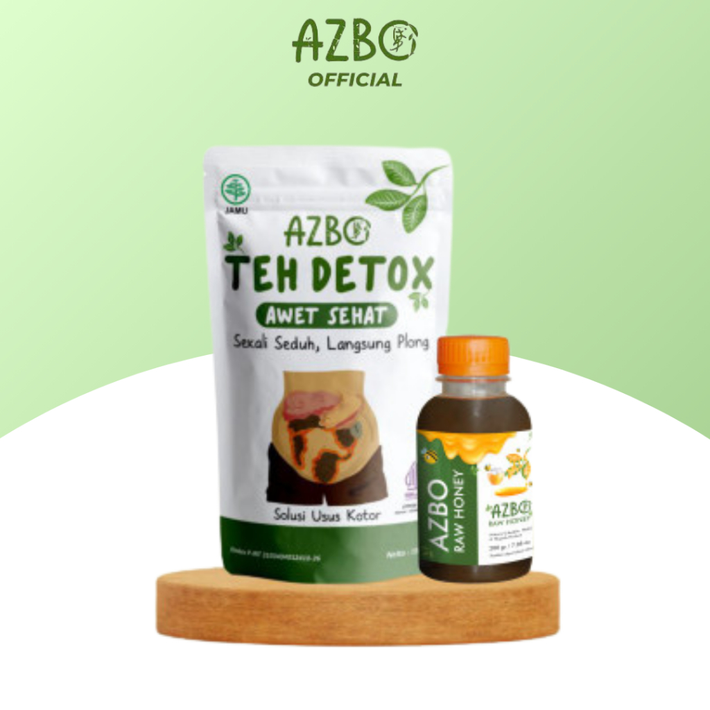 

AZBO - Paket Hemat Teh Detox Dan Raw Honey Madu Hutan Asli