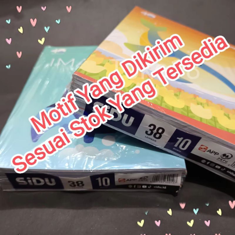 

1 Pak Buku Sinar Dunia 58 Lembar & 38 Lembar