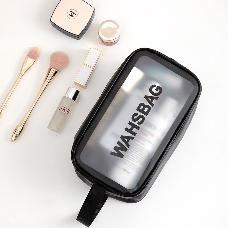 W3RS Washbag Tas Kosmetik Alat Make Up Portable Pouch Korean Style Size M Tas Penyimpanan Kosmetik K