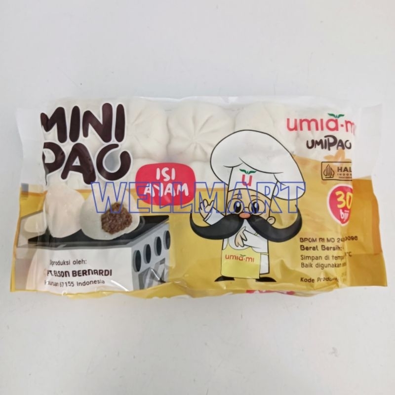 

Umiami Mini Pao Isi Ayam Isi 30 480gr Bakpao Mini Frozen