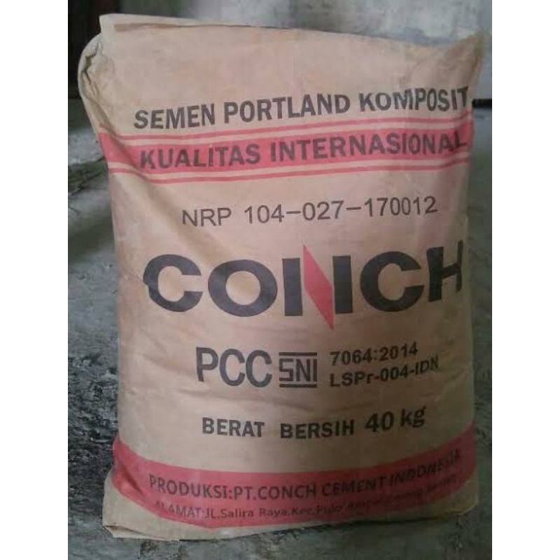 Semen Conch @40kg 1 DO 250 zak Free Ongkir