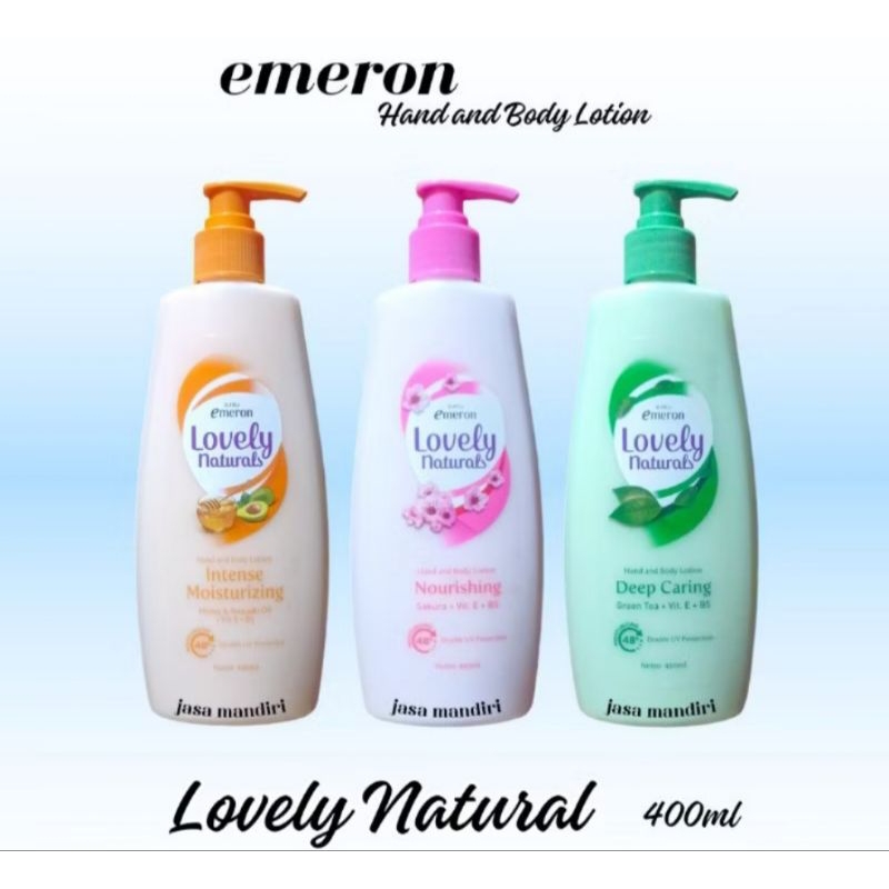 Emeron Lovely Handbody Lotion natural pump 400 ml
