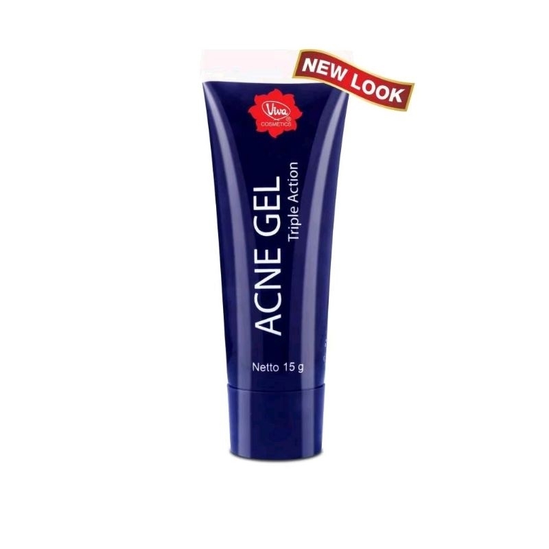 Viva Acne Gel Triple Action - 15 gr Perawatan Wajah Berjerawat Treatment