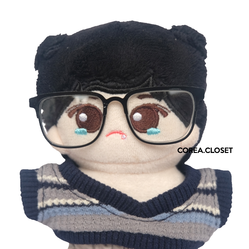 PRE ORDER  10cm denimalz skzoo mini labubu macaron doll Kpop doll accesories  - wonwoo glasses  (Fre