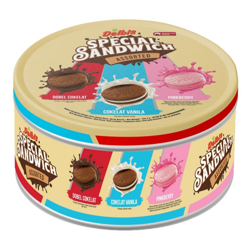 

Delbit Special Sandwich Assorted Cokelat Vanila Pinkberry