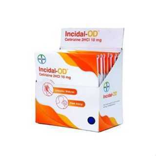 INCIDAL 10mg STRIP isi 4 Tablet / Obat Alergi Gatal Gatal