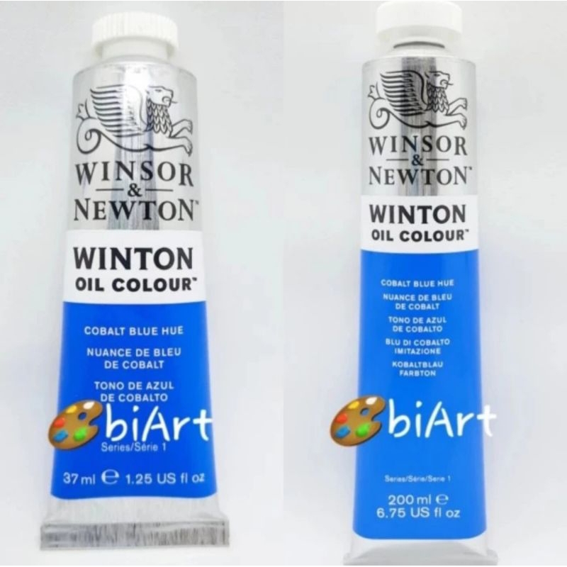 

Cat Minyak Winton Oil Colour 200ml / 37ml Cobalt Blue Hue Winsor & Newton