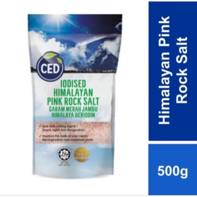 

CED Garam Himalaya Natural Himalayan Pink Rock Salt 500GR