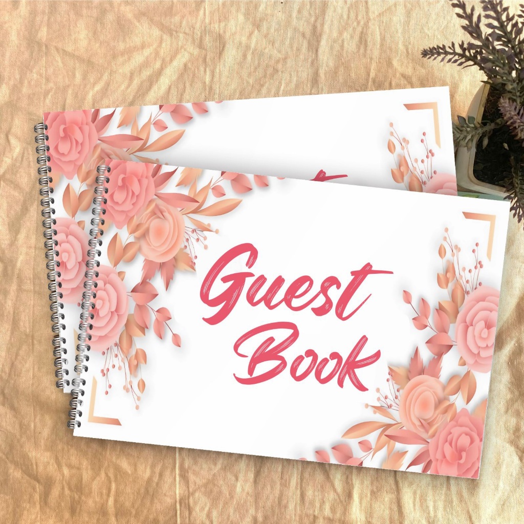 Buku tamu Pernikahan / Guest Book / Wedding / Buku Tamu Undangan Pesta Pernikahan / Buku Undangan Ta