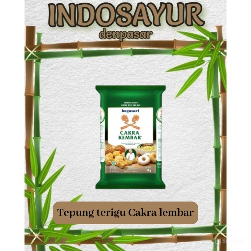 

Tepung terigu Cakra kembar 1kg _ INDOSAYUR