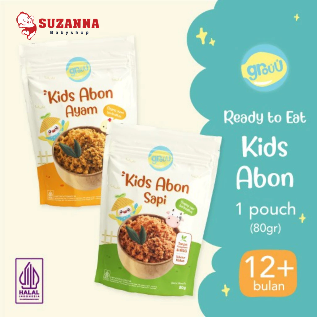 

Grouu Ready To Eat Kids Abon 80gr