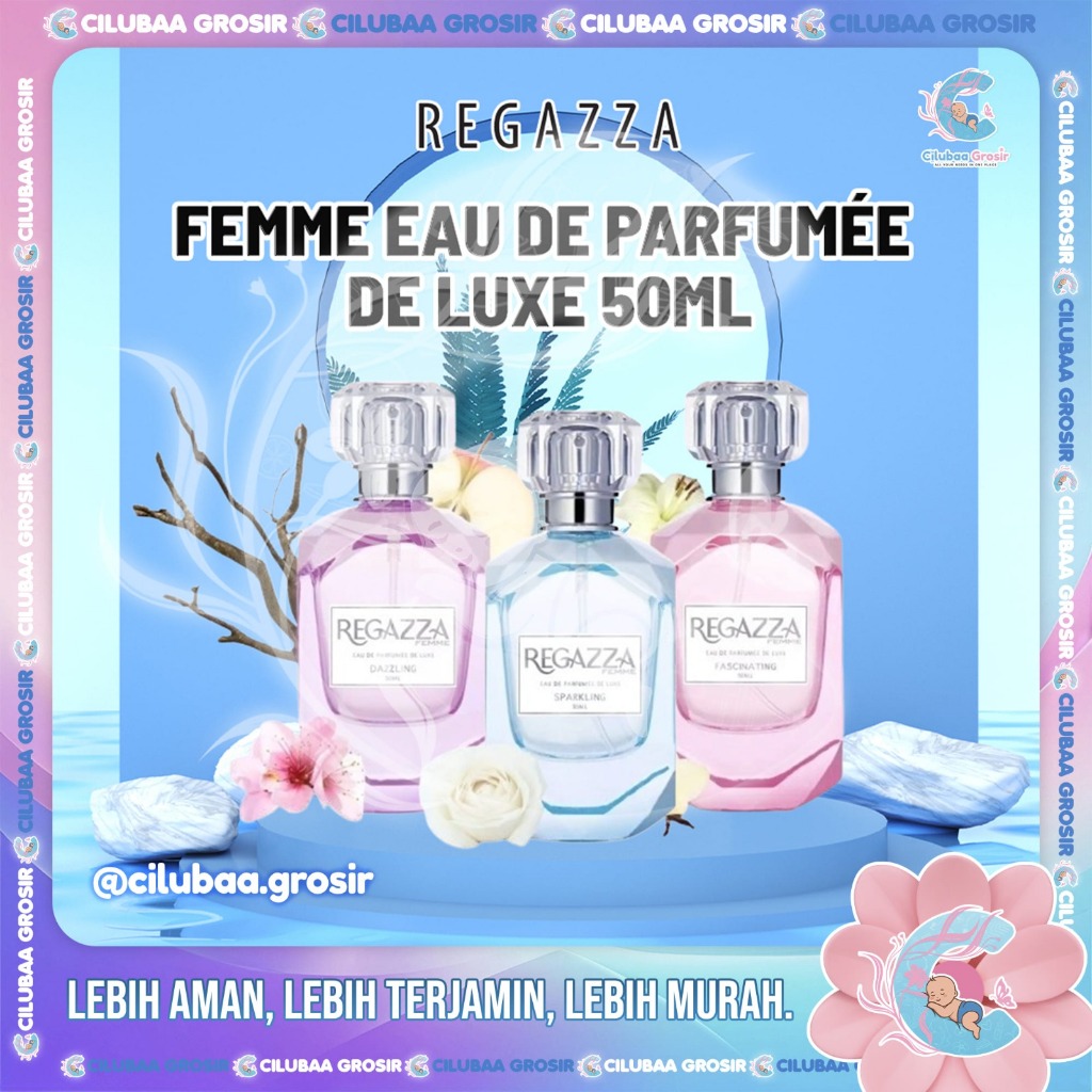 REGAZZA Femme Eau De Parfumee De Luxe 50ml || Parfum Regazza Dazzling || Sparkling || Fascinating ||