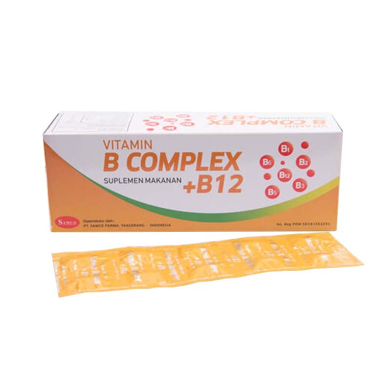SAMCO Vitamin B Complex +B12 Suplemen Makanan