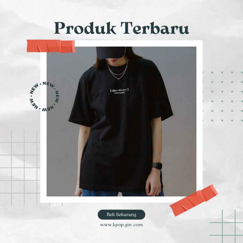 NewJeans x Hiroshi Fujiwara COLLER T-SHIRTS VER.1 (BLACK)