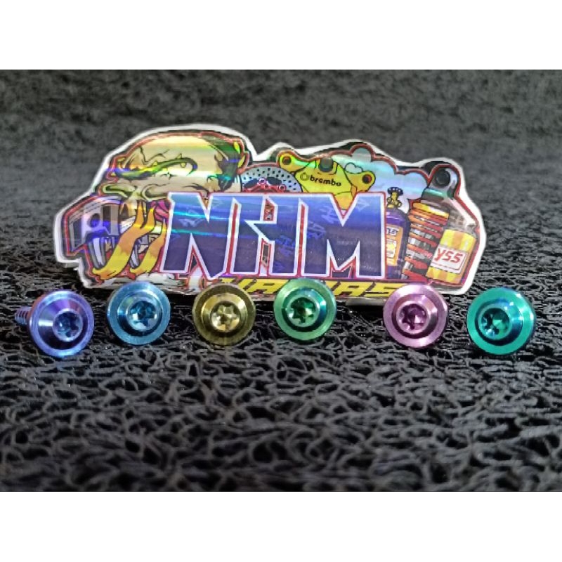 Titanium Baut Body Kasar Honda Beat Vario Scoopy DLL Drat Kasar Universal Honda